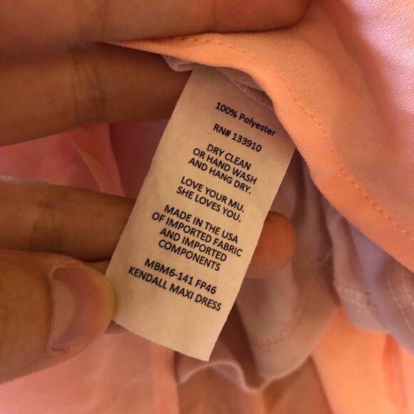 NWT Show Me Your Mumu Kendall maxi frosty pink dress XL - Picture 5 of 6